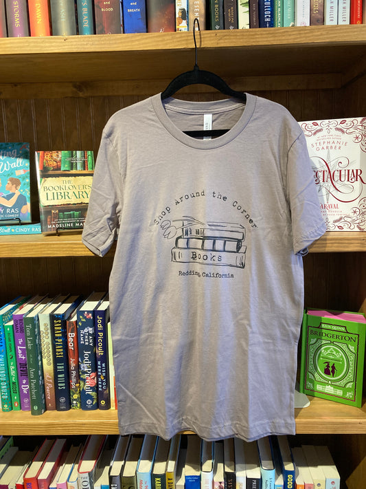 Shop Around the Corner Books Redding T-shirt