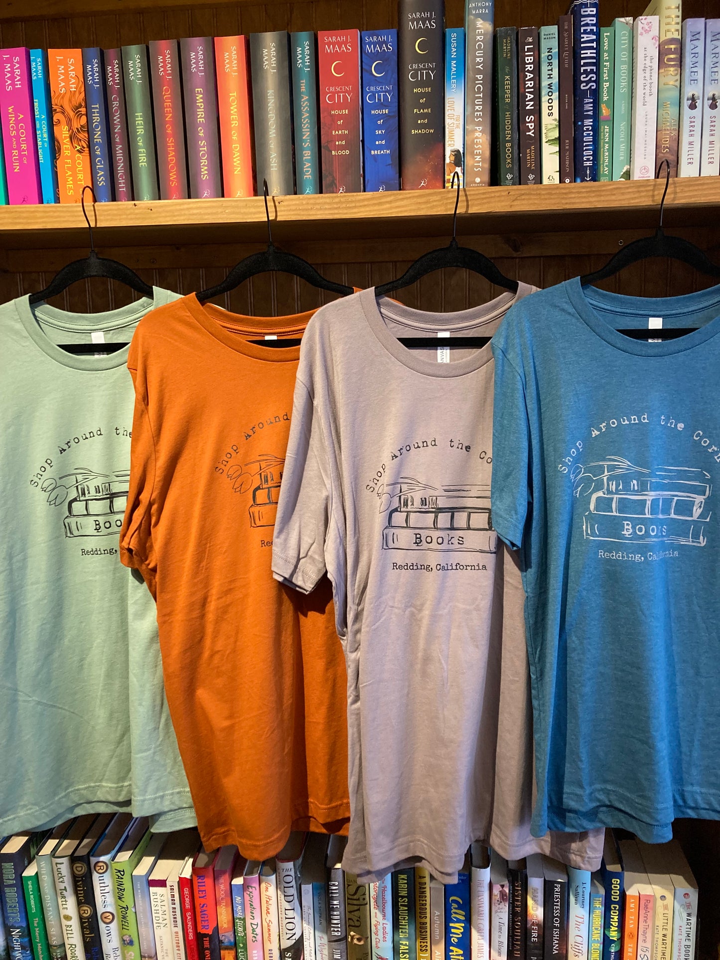 Shop Around the Corner Books Redding T-shirt